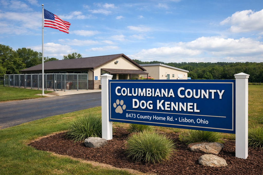 Columbiana County Dog Kennel in Lisbon Ohio providing shelter and adoption services