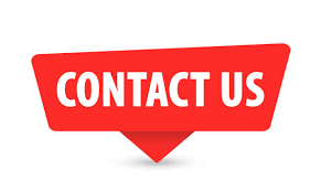 Contact Us page showing phone, email, and address for inquiries